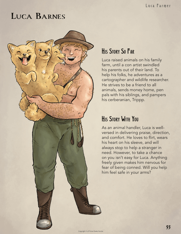 Dungeons & Datemates: A romantic fantasy scene with adventurers